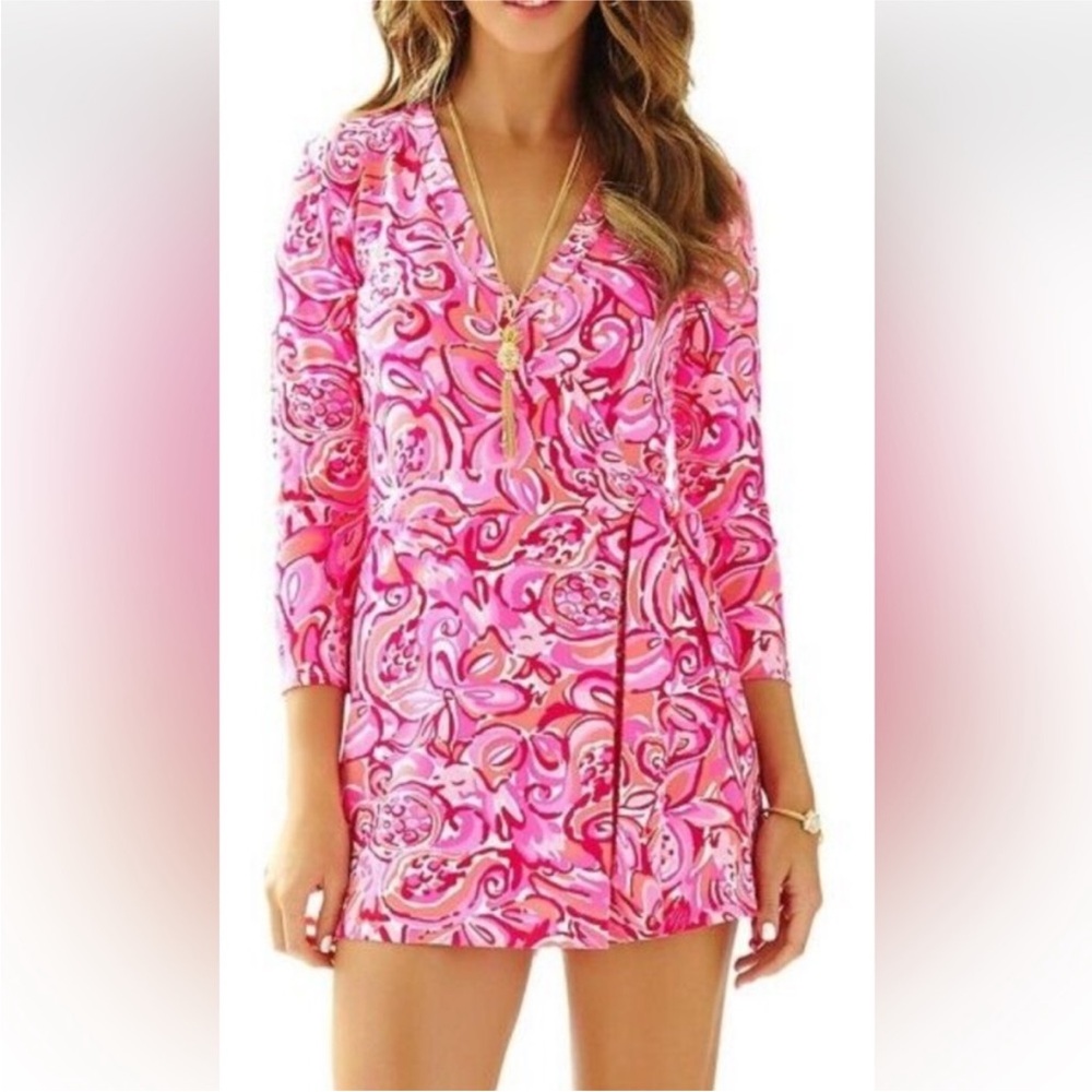 Lilly Pulitzer Pink Swirl Jumpsuit